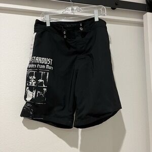 Men's Swim Trunks Size 28 Black And White Stardust Mars Short Character Sec 119